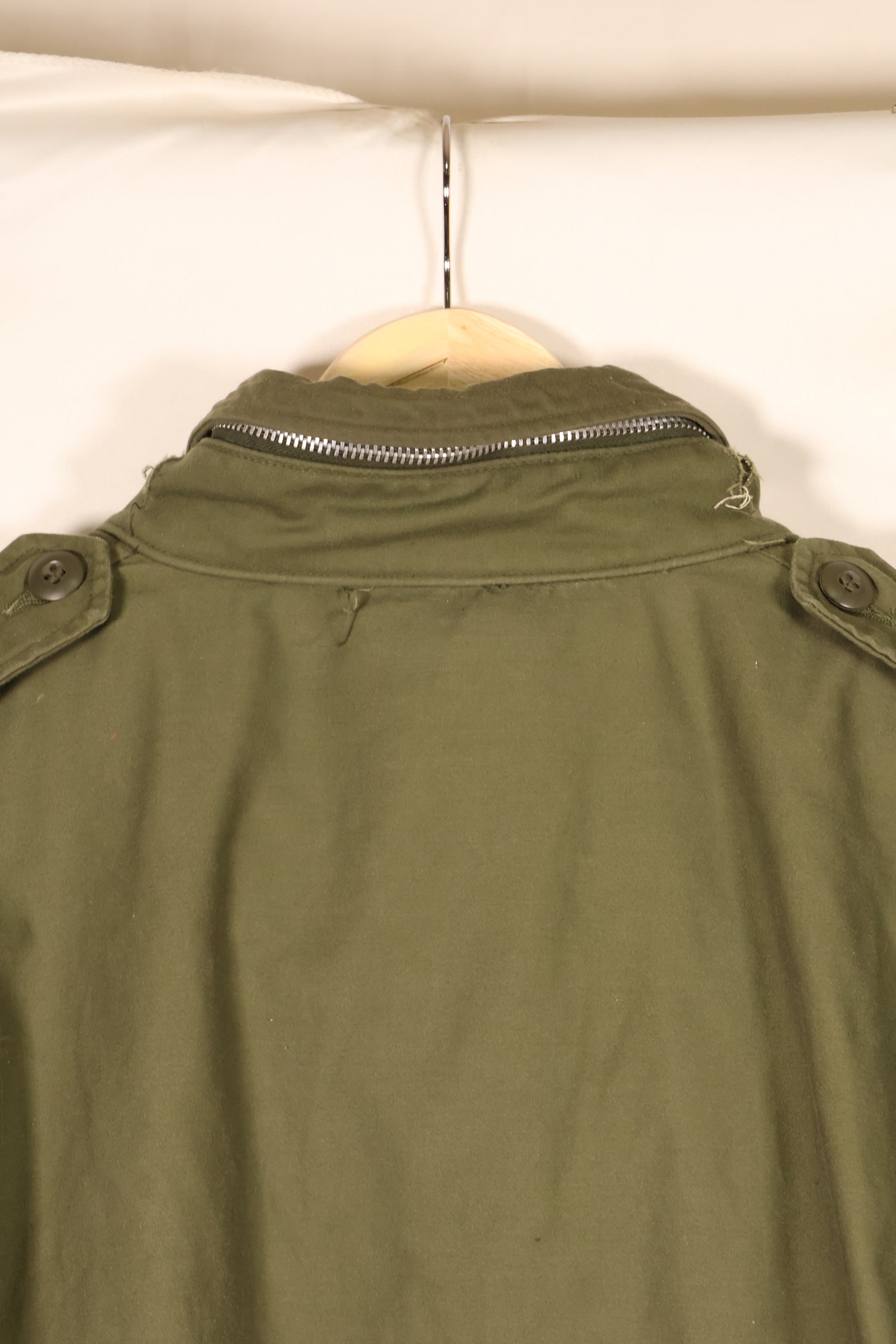 1969 Contract X-L-R M65 Field Jacket, 2nd Model; 1981 Contract, with Liner; Used