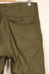 1974 Accounting TYPE 3 36 x 31 US Army OG-107 Utility Pants Baker Pants Used B