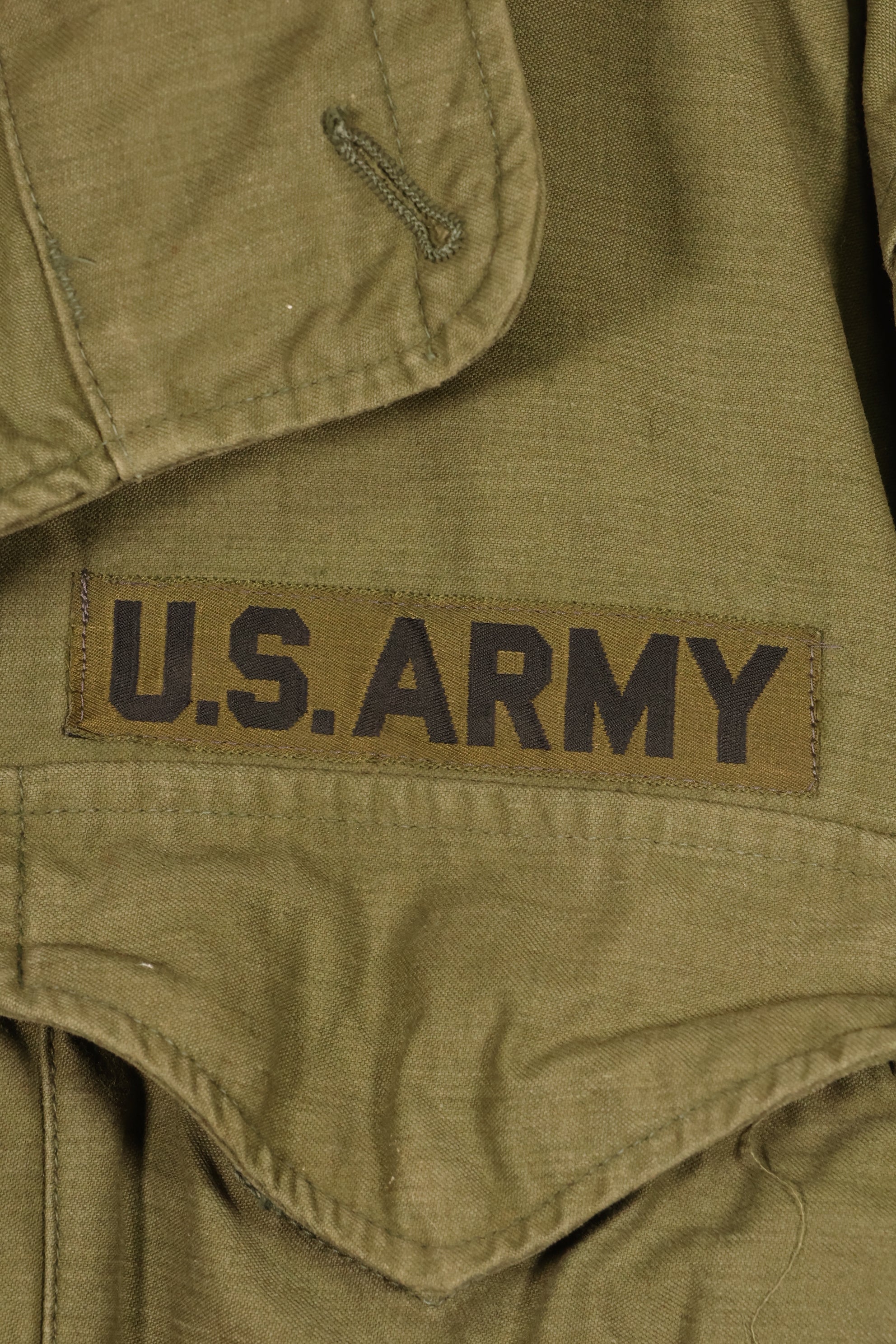1970 Contract M-R 2nd Model M65 Field Jacket, Original Tape Attached, Used