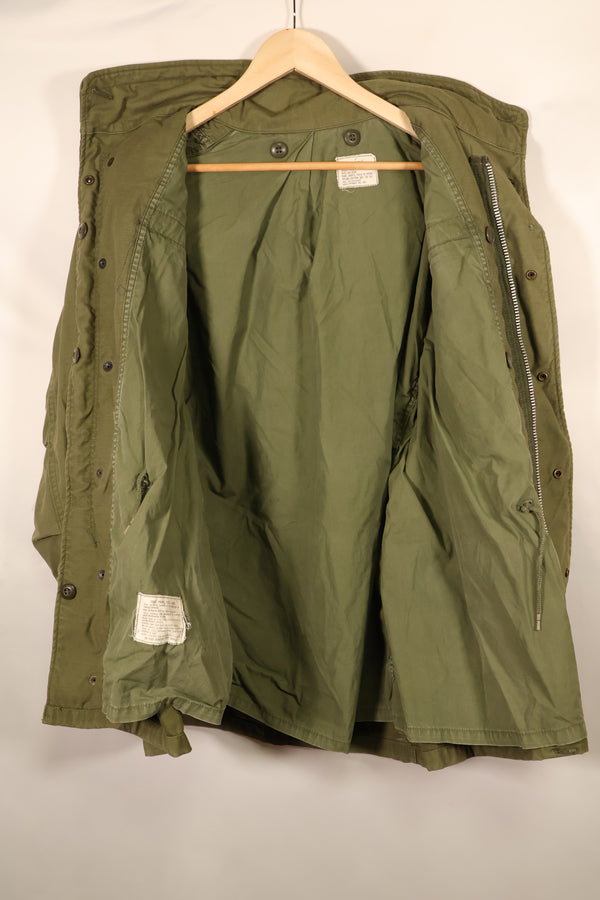 1970 Contract M-R 2nd Model M65 Field Jacket, Original Tape Attached, Used