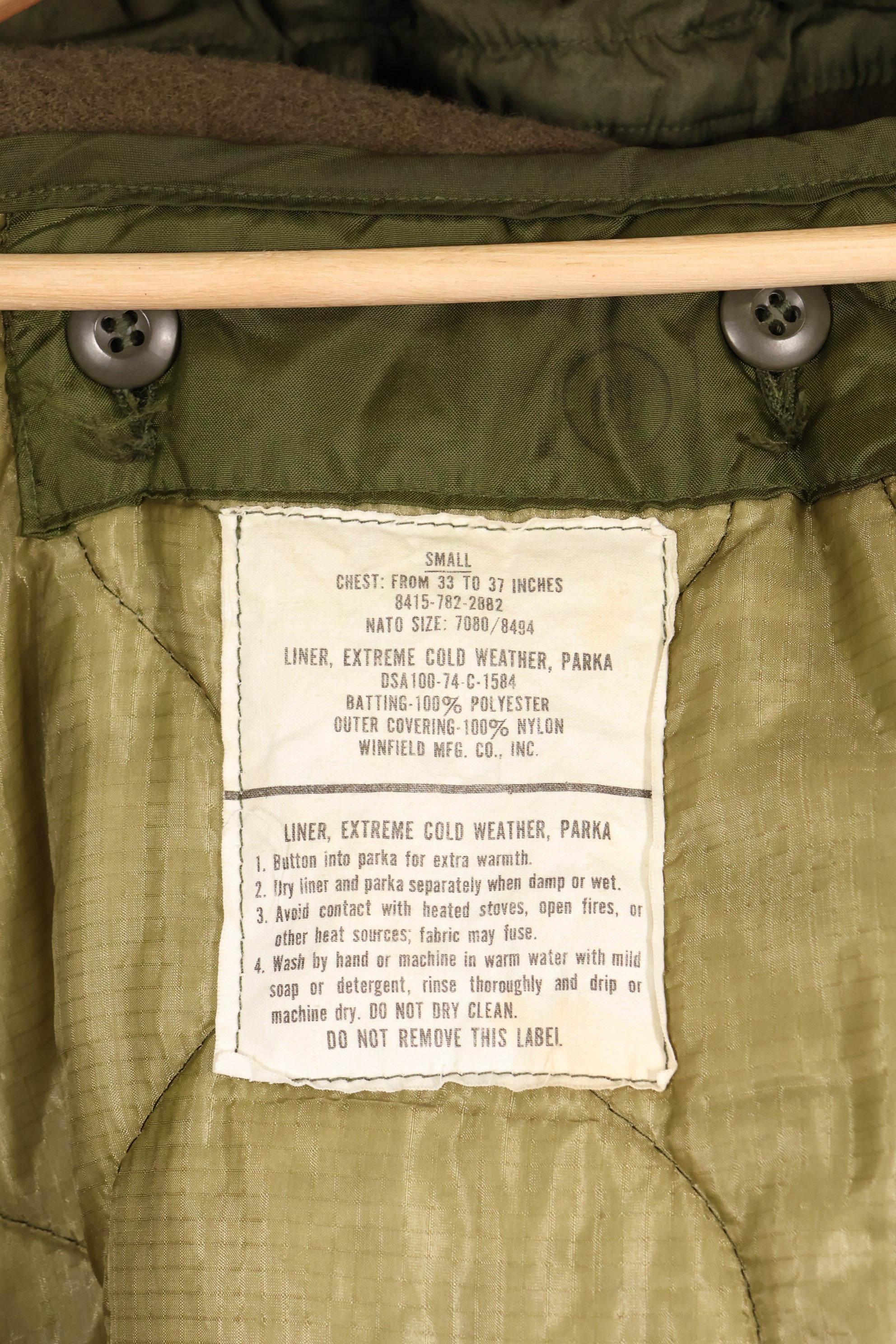 1970s Lot Mix M-R M65 Field Parka Fishtail Brass Zipper Used