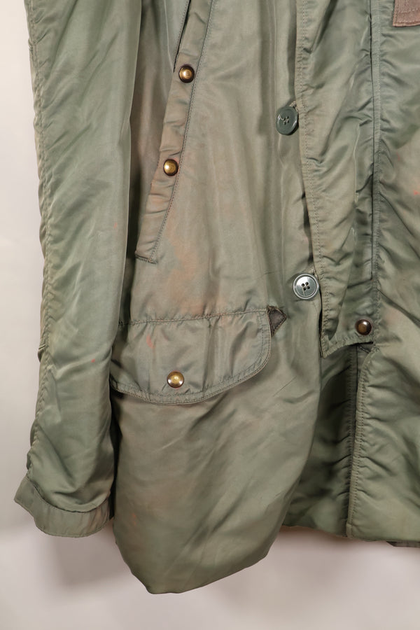 1950's LARGE USAF USAF N3-B Flight Jacket, Used, Stenciled