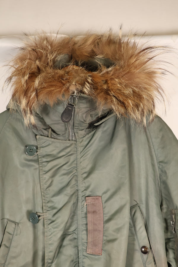 1950's LARGE USAF USAF N3-B Flight Jacket, Used, Stenciled