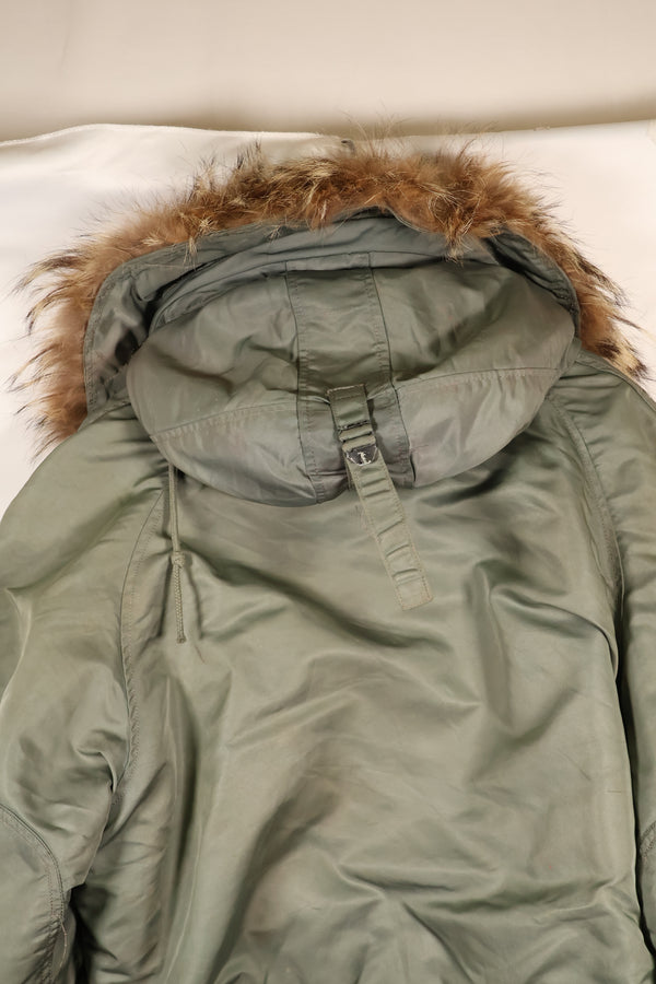 1950's LARGE USAF USAF N3-B Flight Jacket, Used, Stenciled