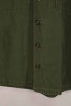 Real 1963 U.S. Army OG-107 utility shirt, no size tag, used, B