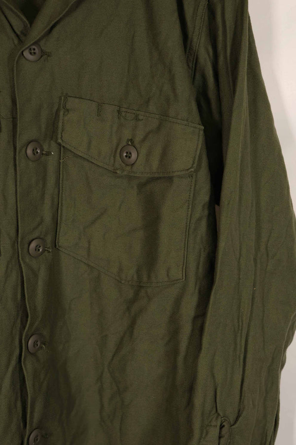 Real 1971 U.S. Army OG-107 utility shirt, almost unused A