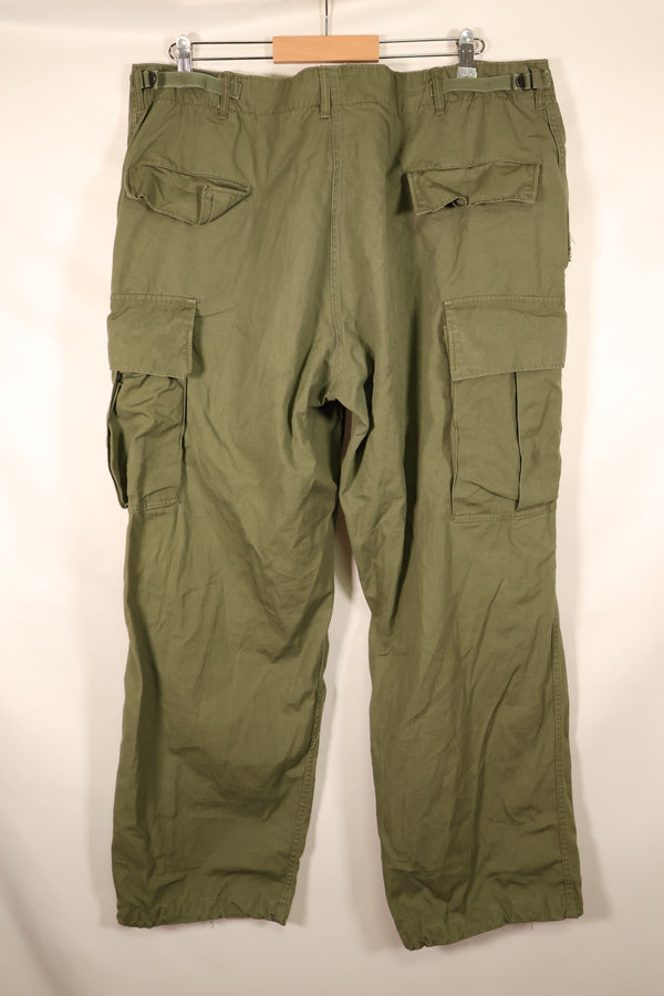 Circa 1968: X-L-R 4th Model Jungle Fatigue Pants, Largest Size, Used
