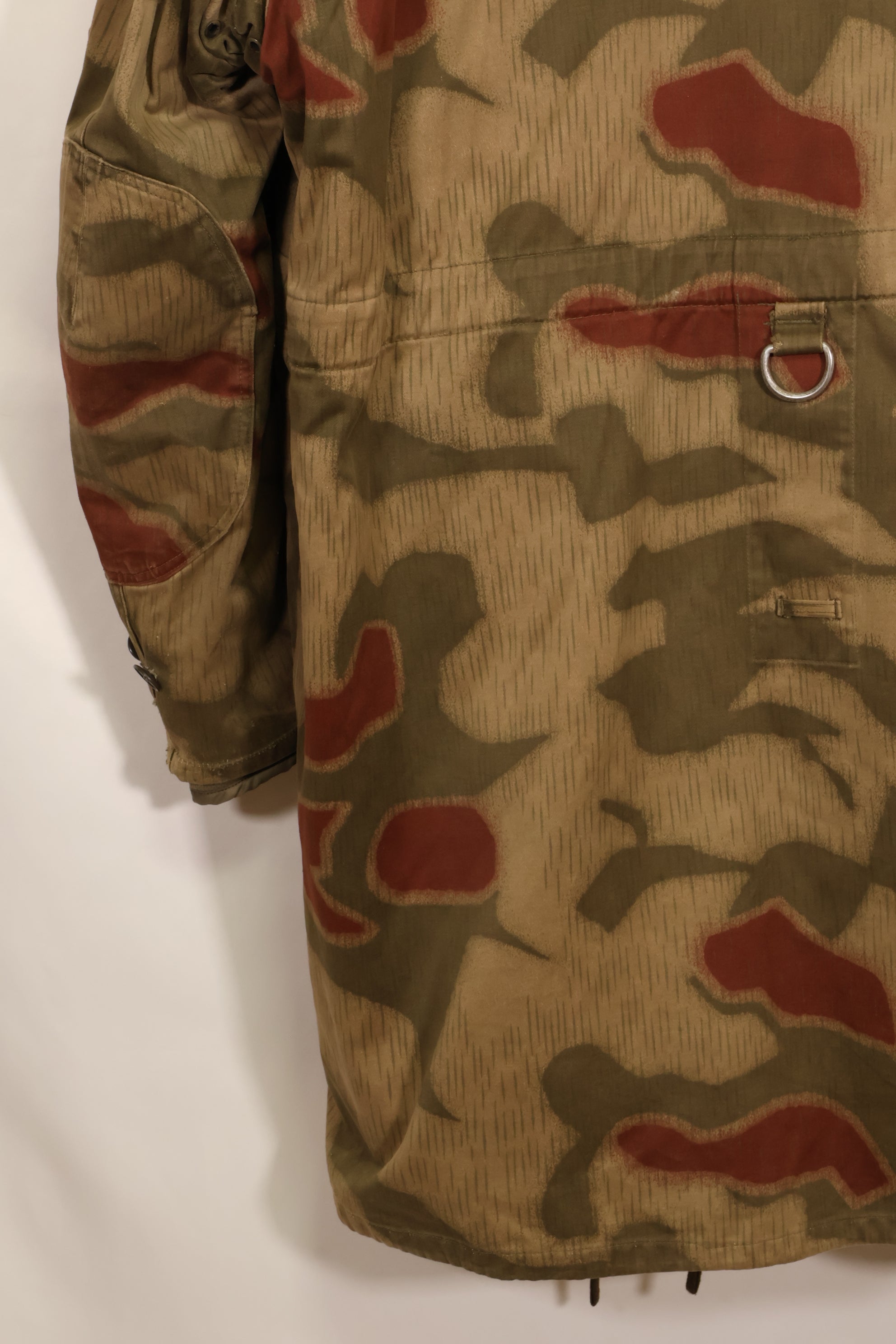 1960s-70s West German BGS Tan & Water Camouflage Field Parka with liner, used.
