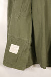 1970 Contract M-S 4th Model Jungle Fatigue Jacket, faded, used.