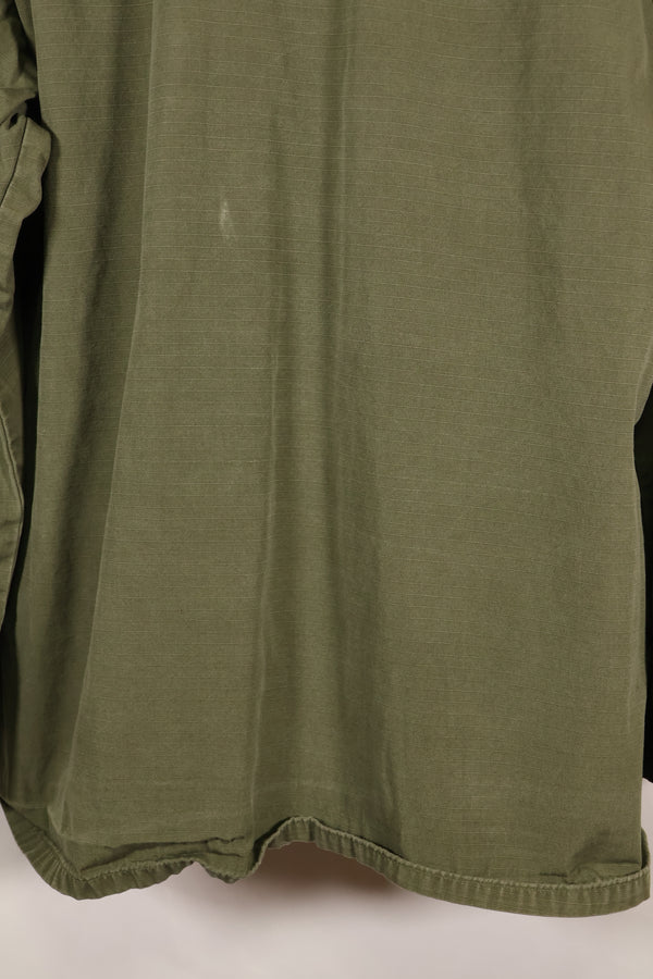1970 Contract M-S 4th Model Jungle Fatigue Jacket, faded, used.