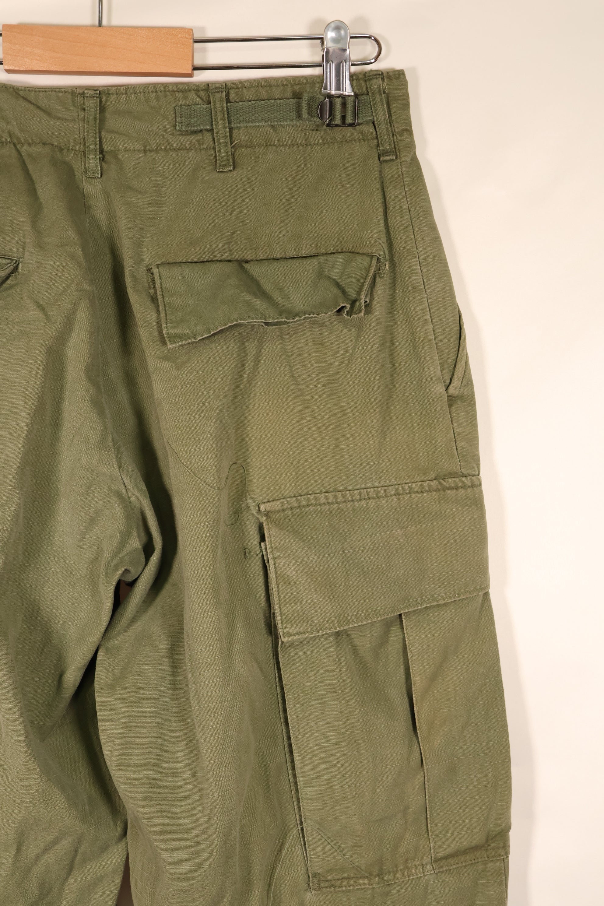 1968年契約　S-S　4th Model ジャングルファティーグ　パンツ　リップストップ生地　状態良い　中古品