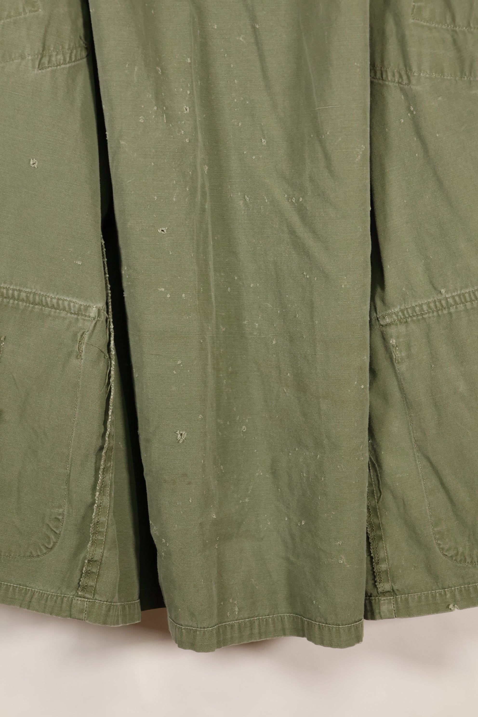 1967 Contract M-S Non Ripstop 3rd Model Jungle Fatigue Jacket with Tape Used