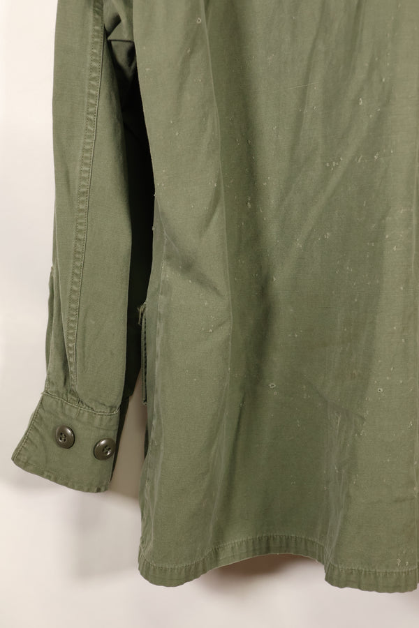 1967 Contract M-S Non Ripstop 3rd Model Jungle Fatigue Jacket with Tape Used