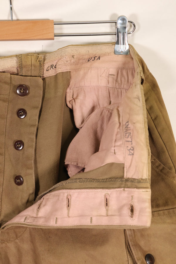 Movie Costume Large Movie Costume Private Ryan US Army M42 Jump Pants Used B