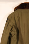 1940s, Size 38, U.S. Army Air Forces (USAAF) B-15 Flight Jacket, with elevator modifications, in good condition