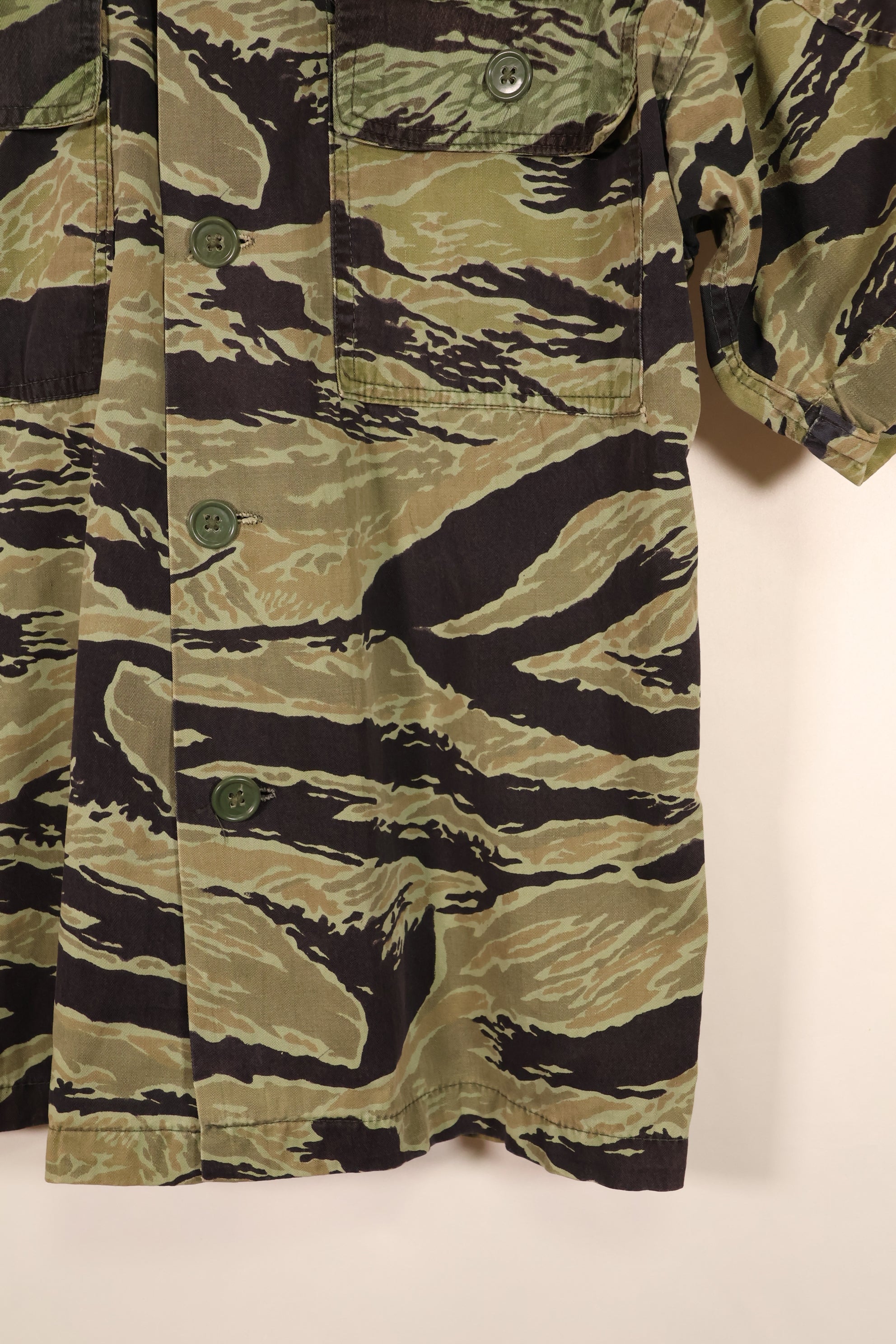 1970, Estimated Size S–M, U.S. Navy Military Advisory Group, Advisor, VNMC 4th Tiger Stripe Set, Used