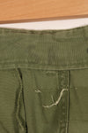 1963 contract, estimated XS 1st Model Jungle Fatigue pants, used with strong signs of use.