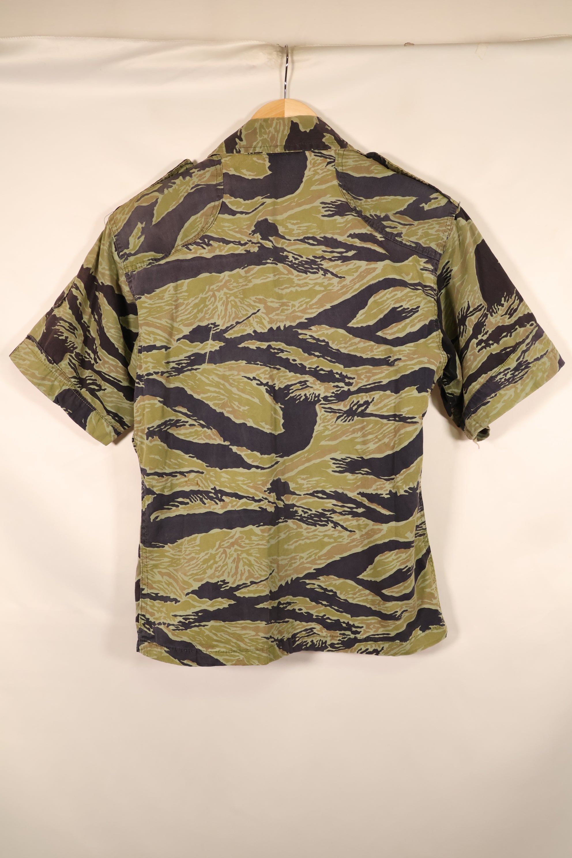 1970, Estimated Size S–M, U.S. Navy Military Advisory Group, Advisor, VNMC 4th Tiger Stripe Set, Used