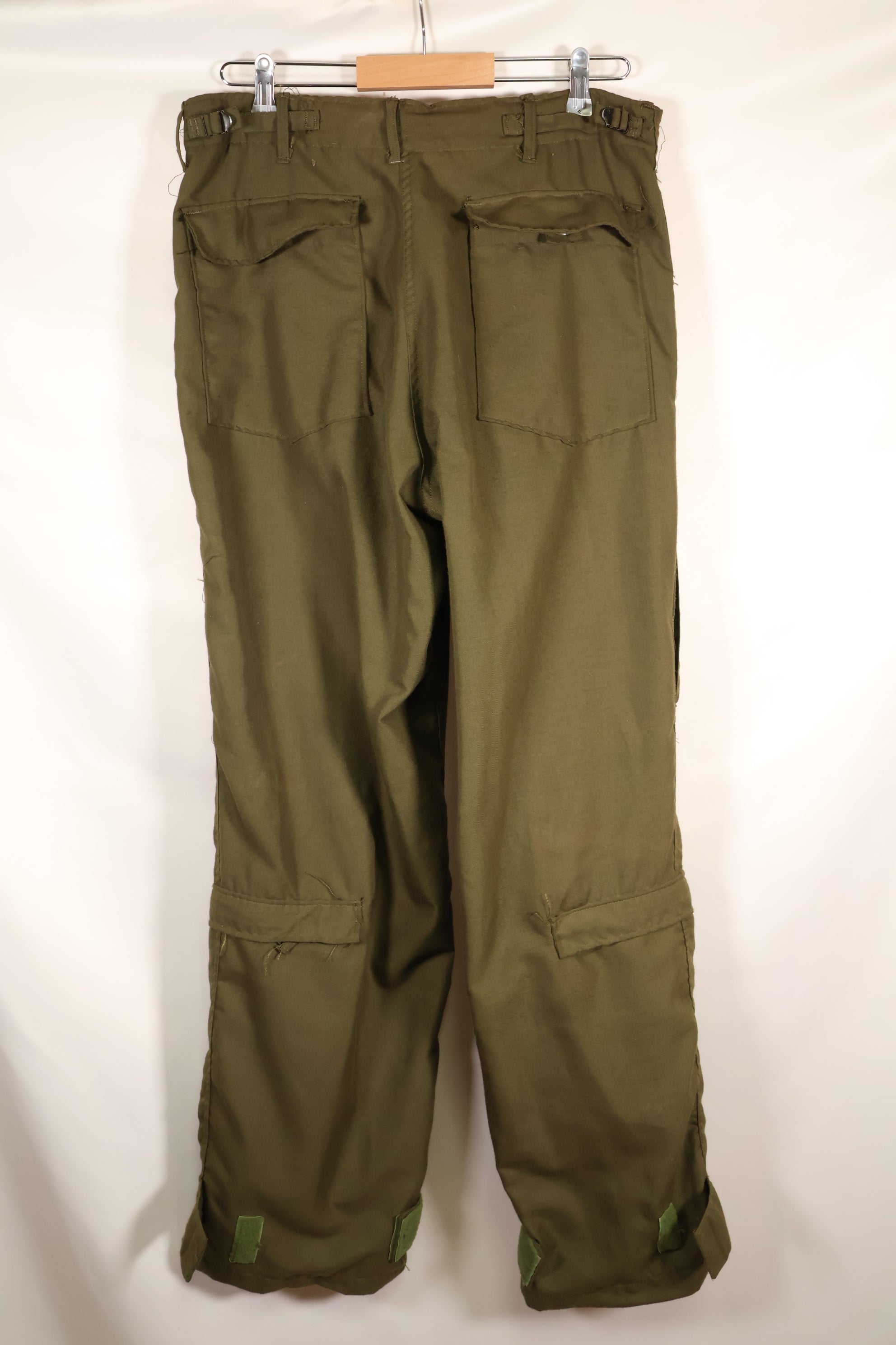 Early 1970's M-L pilot fireproof pants, size tag missing, used.