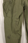1964 Contract S-R 1st Model Jungle Fatigue Pants, CRC release, faded, used