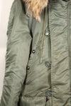 1950's Lot USAF N-3B Flight Jacket Black Tag Used