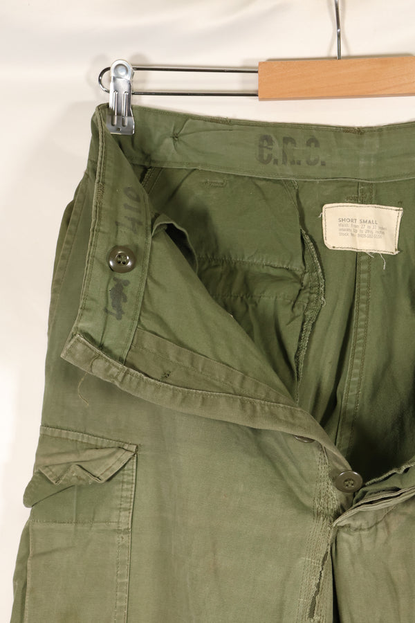 1964 Contract S-S 1st Model Jungle Fatigue Pants, Film Company Release, Faded, Used
