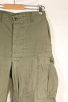 1964 Contract S-L 1st Model Jungle Fatigue Pants CRC Release Faded Used