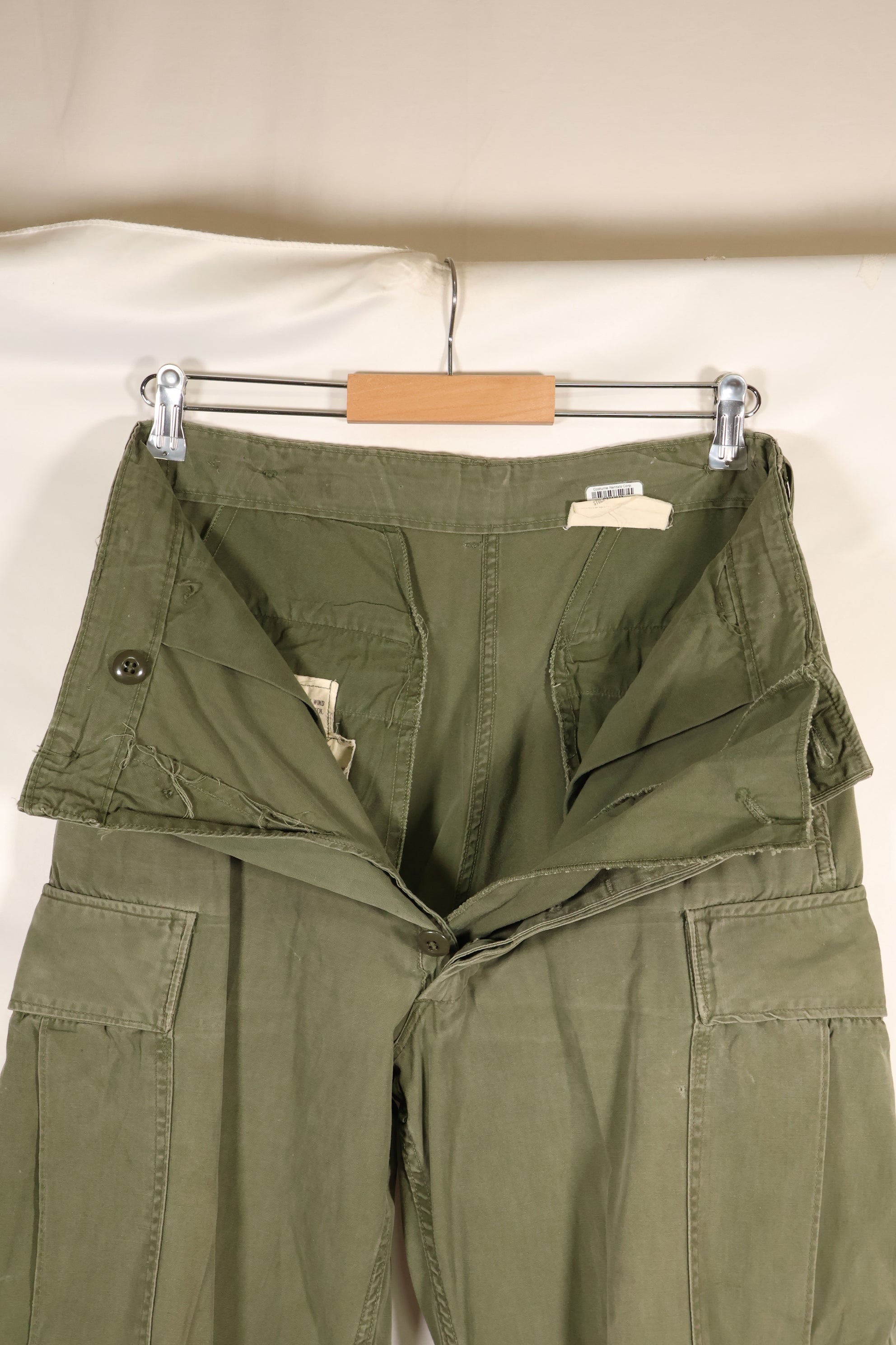 Circa 1965 S-R 2nd Model Jungle Fatigue Pants, used, released by film company