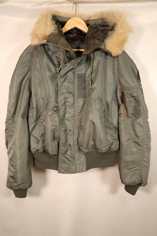 1950s EX-LARGE U.S. Air Force (USAF) N2-B Flight Jacket—Good Condition—Used