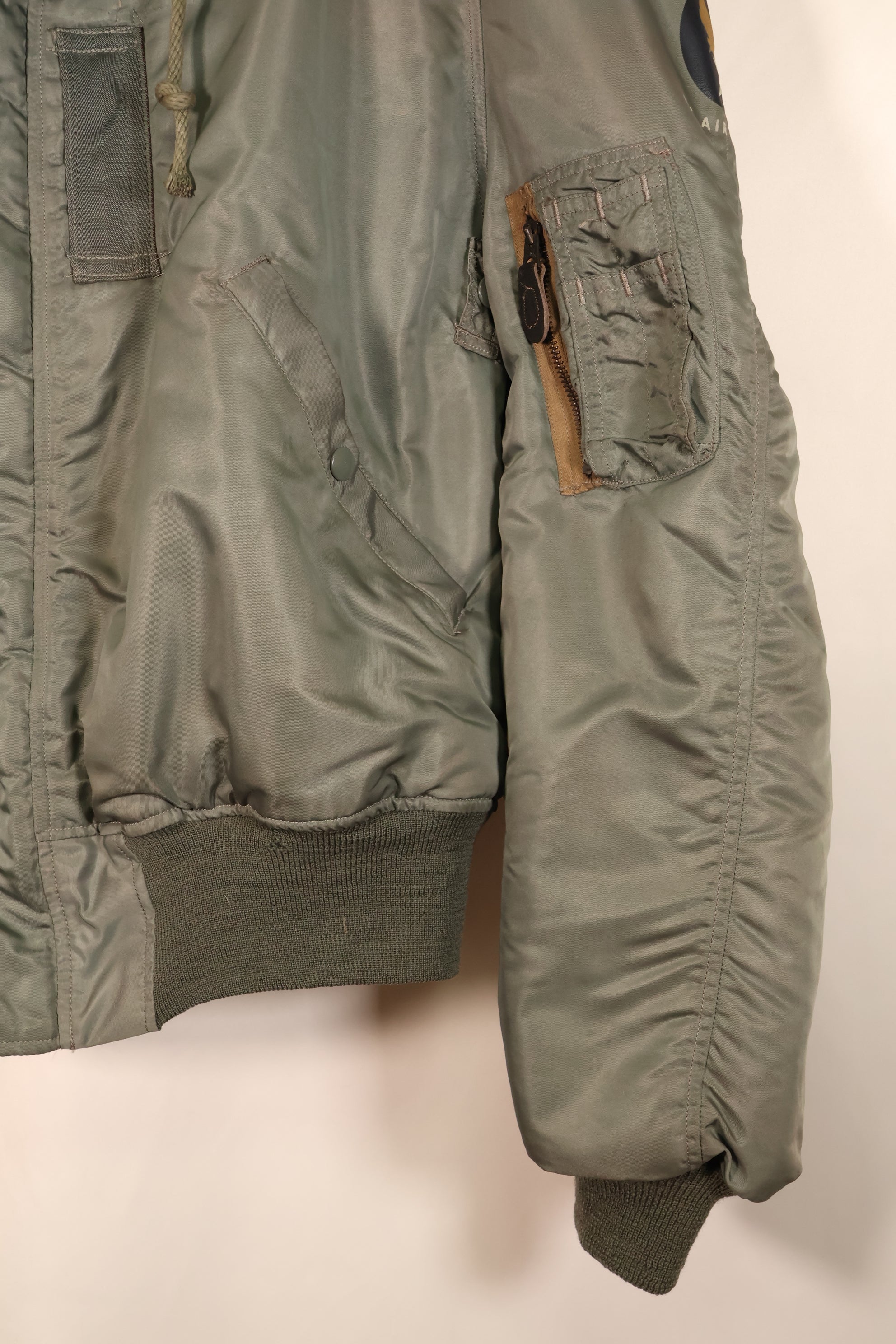 1950s EX-LARGE U.S. Air Force (USAF) N2-B Flight Jacket—Good Condition—Used