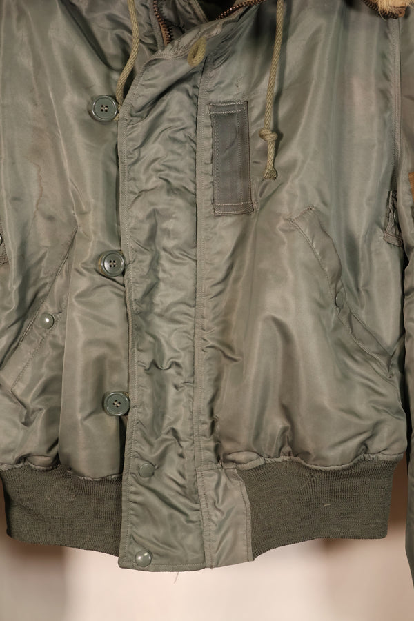 1950s EX-LARGE U.S. Air Force (USAF) N2-B Flight Jacket—Good Condition—Used