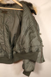 1950s EX-LARGE U.S. Air Force (USAF) N2-B Flight Jacket—Good Condition—Used