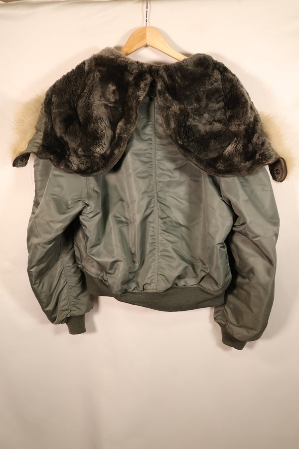 1950s EX-LARGE U.S. Air Force (USAF) N2-B Flight Jacket—Good Condition—Used