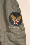 1950s EX-LARGE U.S. Air Force (USAF) N2-B Flight Jacket—Good Condition—Used
