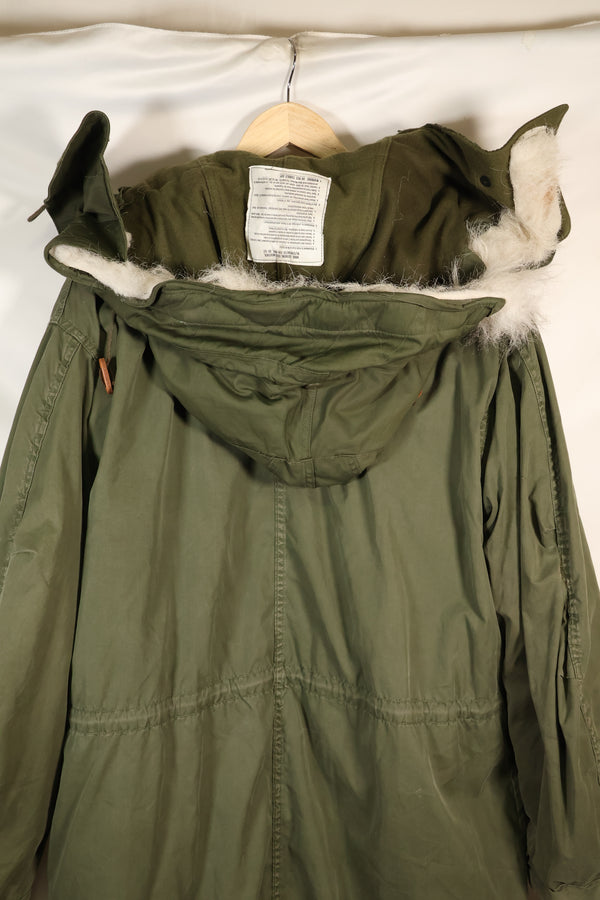Year Mix 1972 Contract Shell M-R M65 Field Parka Set M51 with Liner Used C