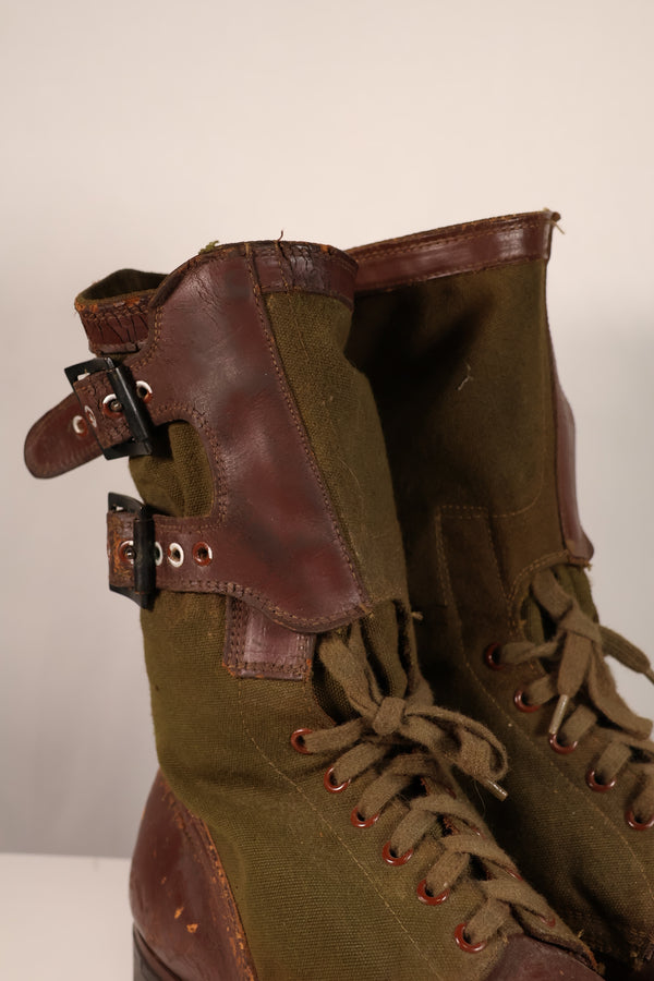 Actual 1951 tropical boots, commonly known as Okinawa boots, rare, used 10 27cm, large size