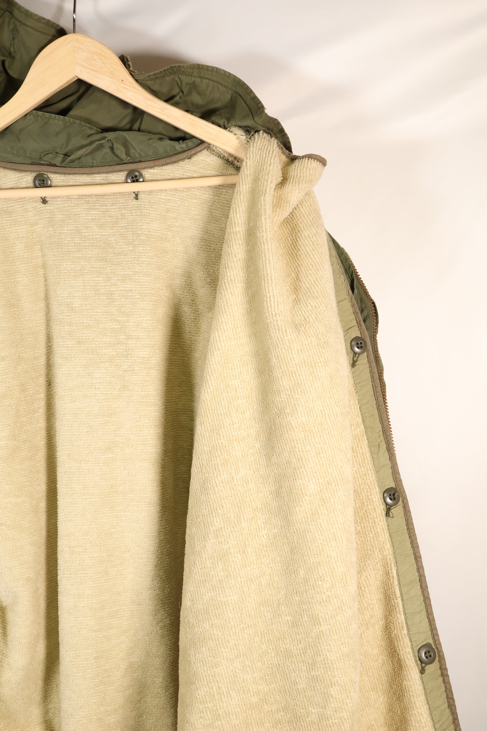 Year Mix 1972 Contract Shell S-R M65 Field Parka Set M51 with Liner Used E