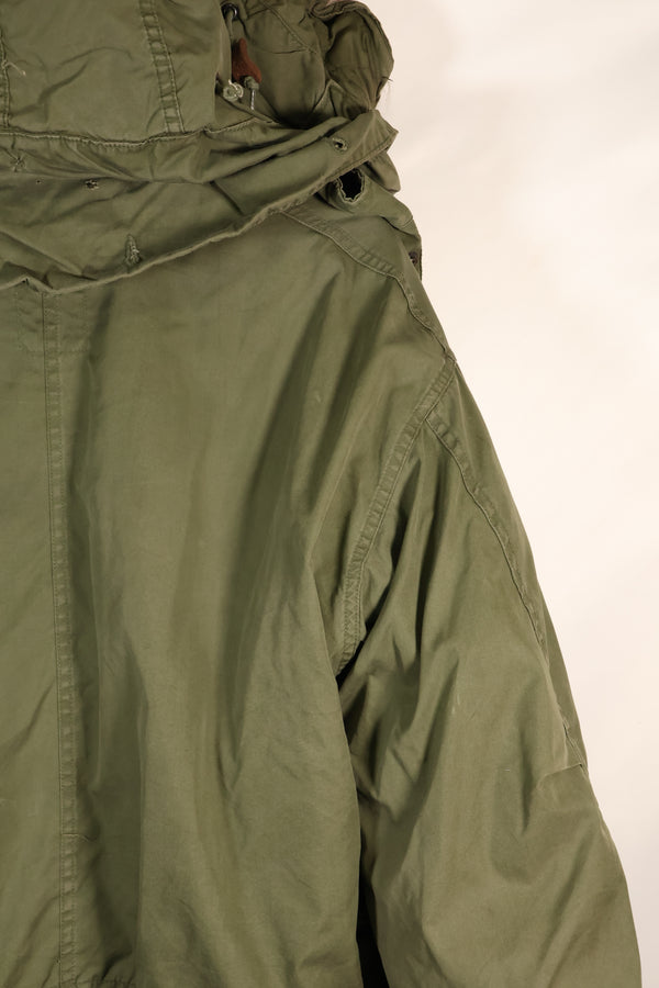 Year Mix 1972 Contract Shell S-R M65 Field Parka Set M51 with Liner Used E