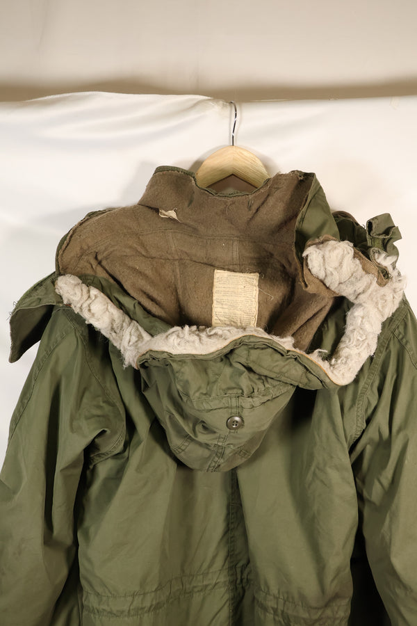 Year Mix 1972 Contract Shell S-R M65 Field Parka Set M51 with Liner Used E