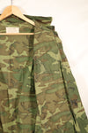 Circa 1966-67 US Army ERDL Camouflage Leaf Camouflage Jungle Fatigue Jacket, used.