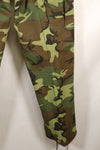 Circa 1966-67 S-R US Army ERDL Camouflage Leaf Camouflage Jungle Fatigue Pants Used 