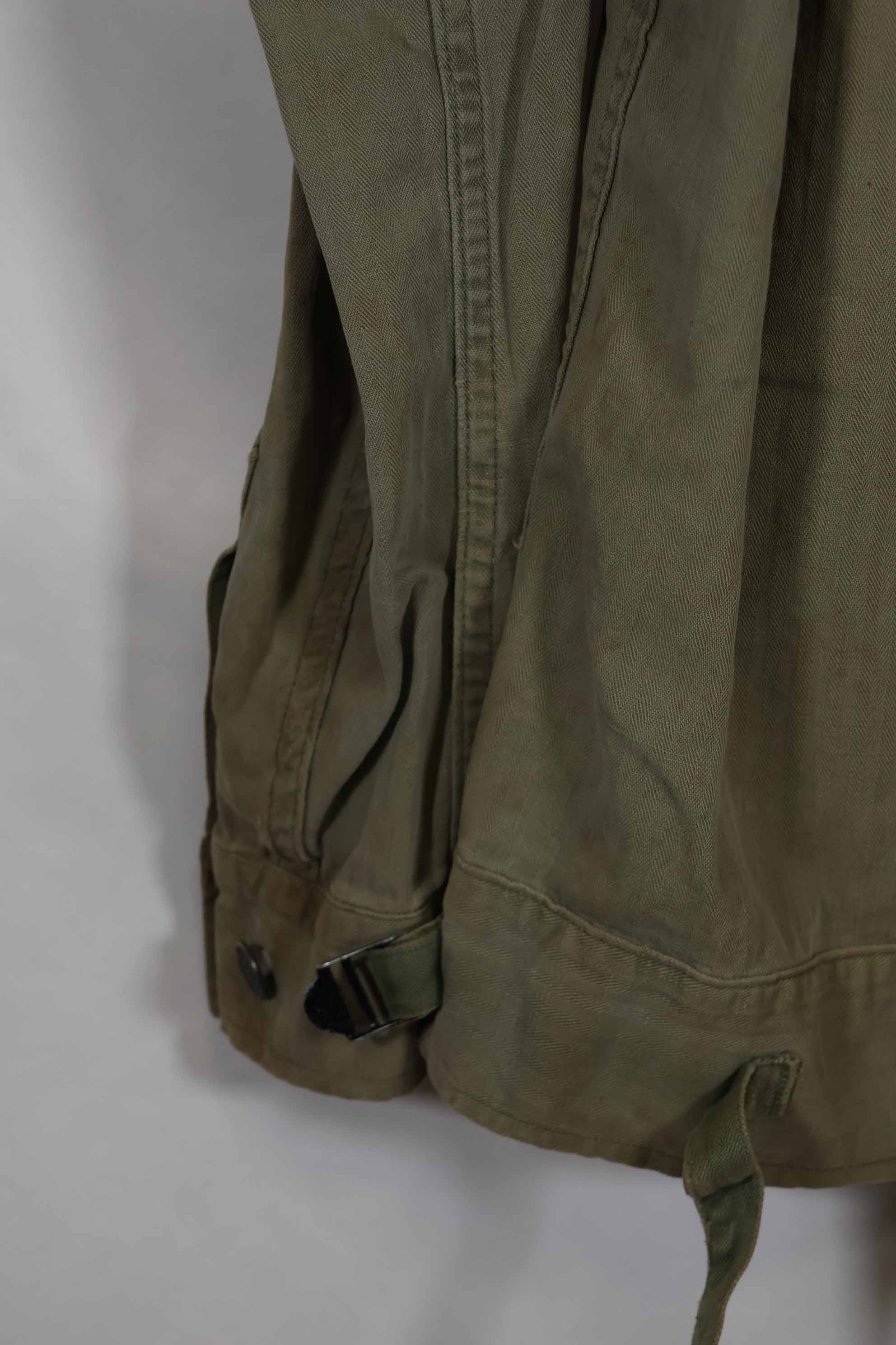 Real 1940s WWII M41 US Army HBT Utility Uniform Jacket Used