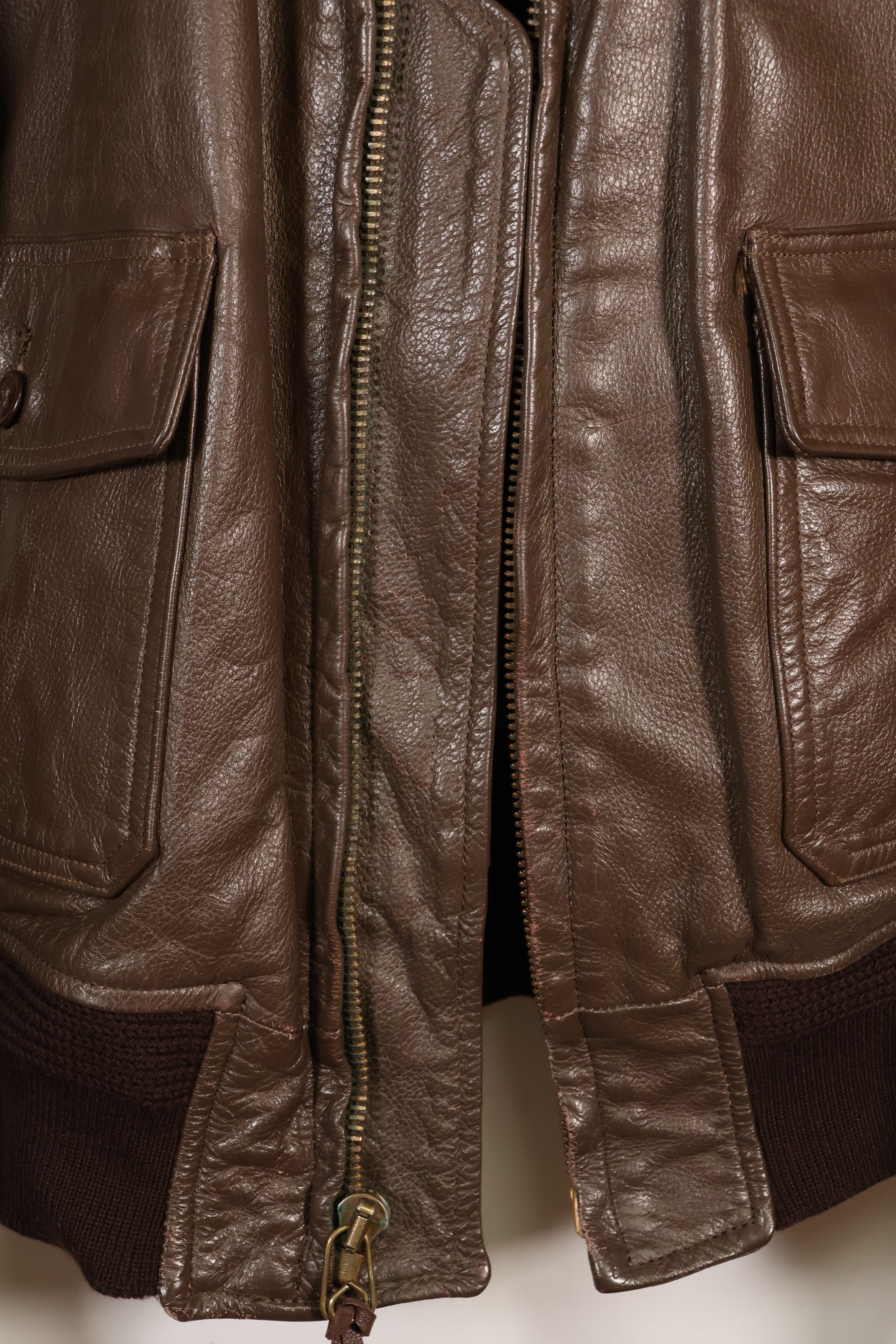 1977 Contract Size 42 US Navy G-1 Flight Jacket Intermediates Used