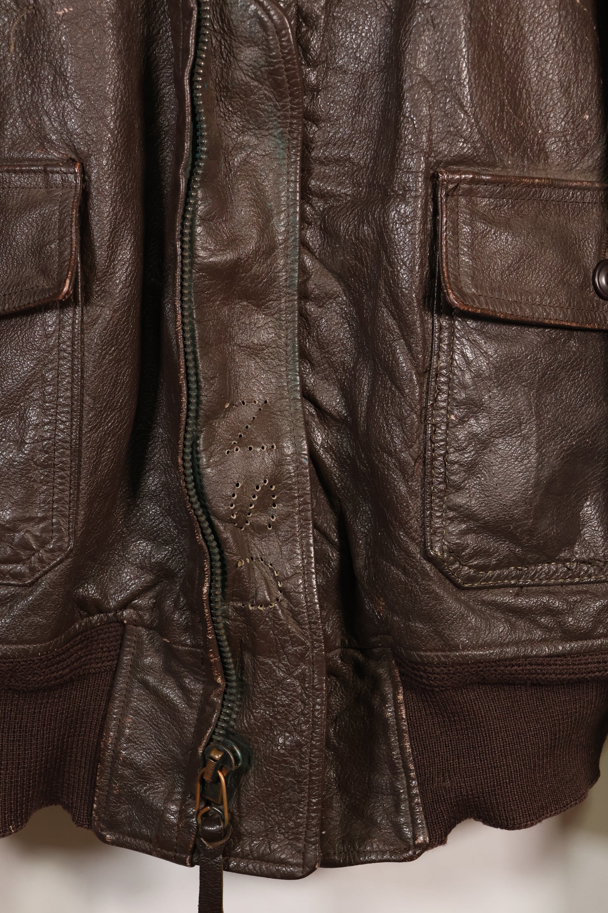 1963 Contract Size 44 US Navy G-1 Flight Jacket Intermediates Used