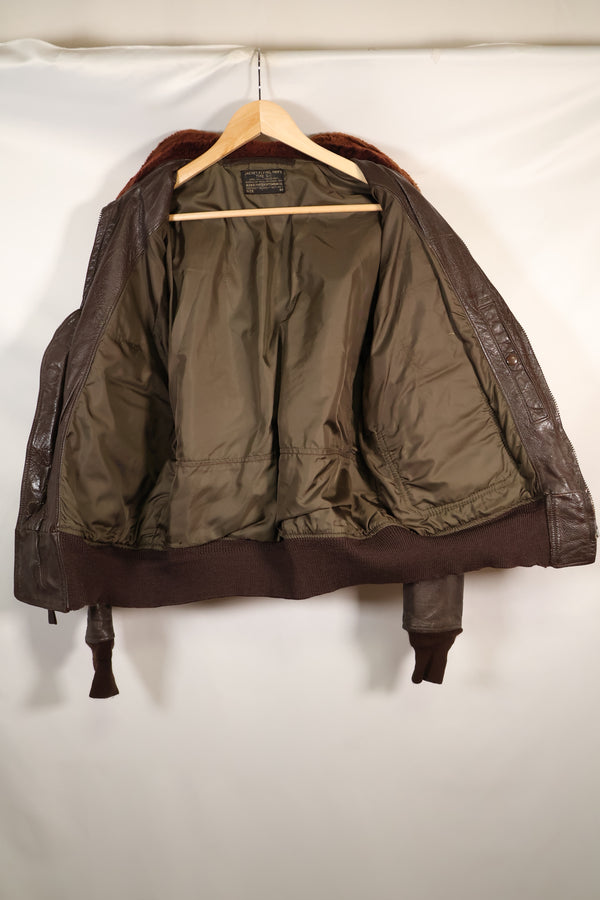 1963 Contract Size 44 US Navy G-1 Flight Jacket Intermediates Used