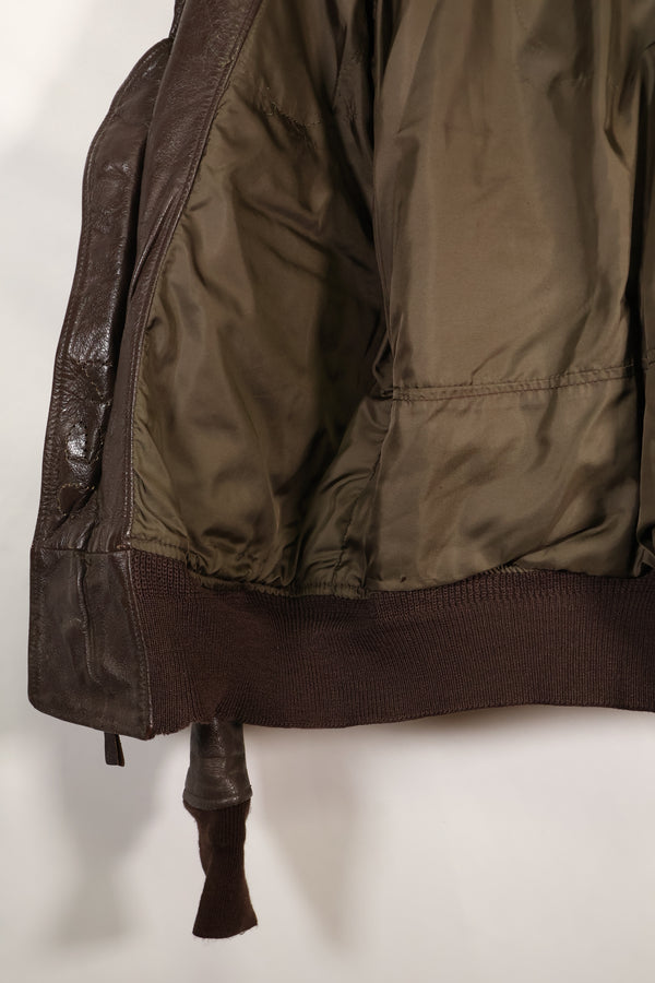 1963 Contract Size 44 US Navy G-1 Flight Jacket Intermediates Used