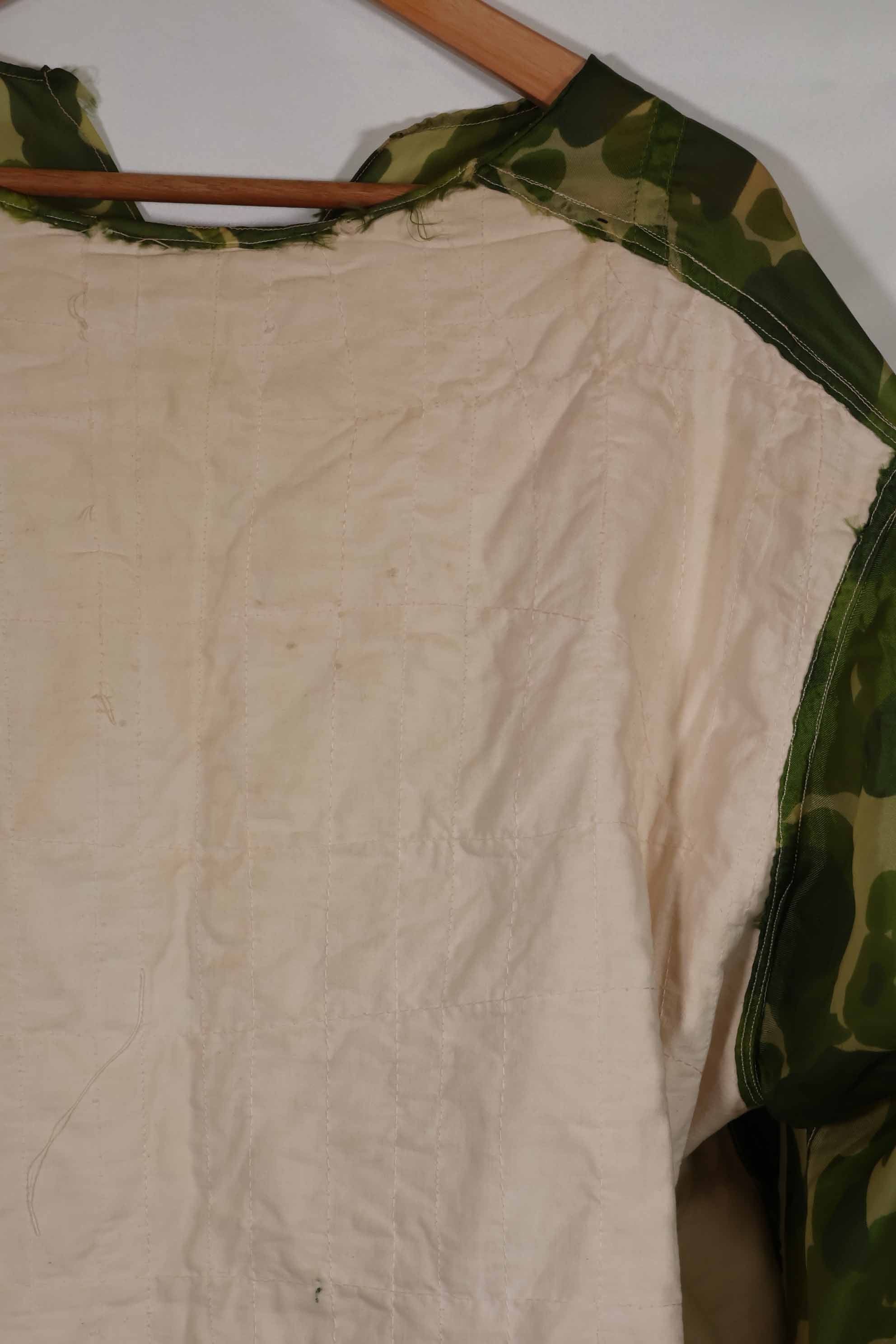 Real locally made Special Forces locally procured parachute camouflage pullover, used.