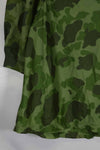 1940s-50s, Parachute camouflage fabric, women's or children's blouse, privately procured.