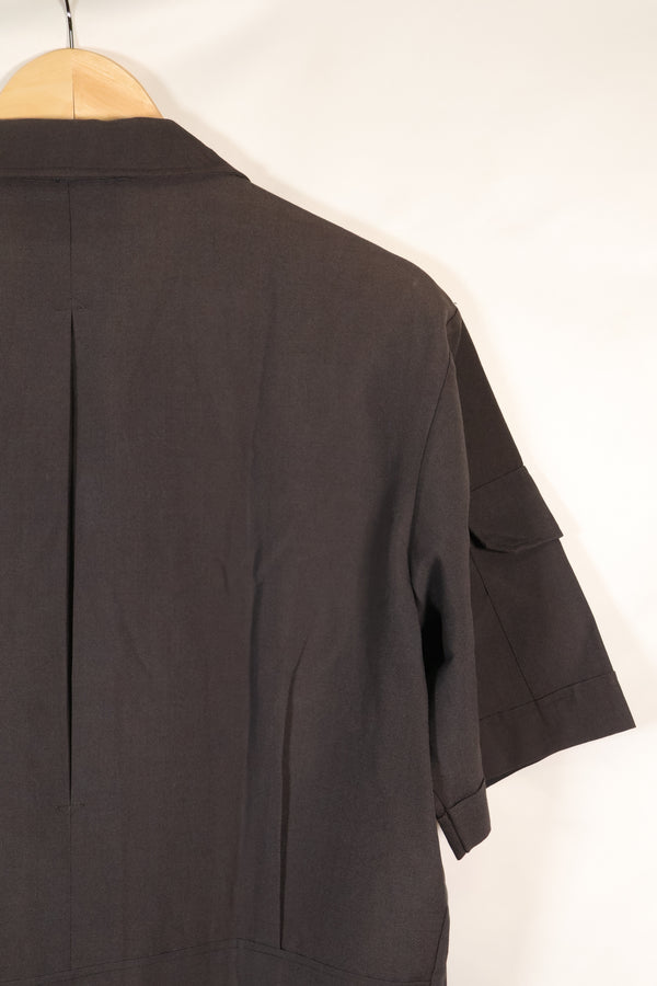 1960s Saigon Taylor Made Black Safari Jacket Pants Set