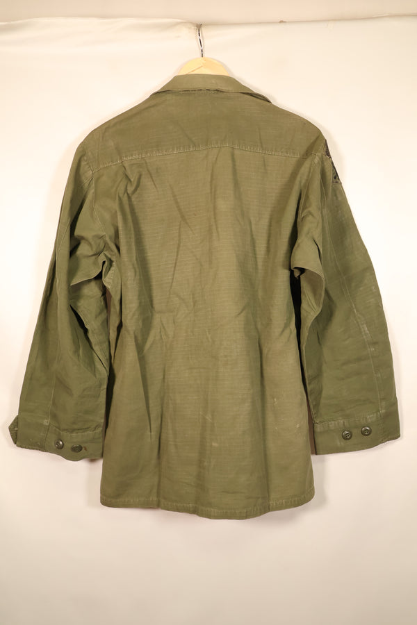 1970 Contract, Presumed S-R, 4th Model Jungle Fatigue Jacket, Thai Army Patch, Used